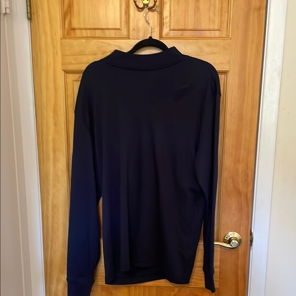 Lands' End Men's Long Sleeve Tee - Navy - Picture 1 of 2
